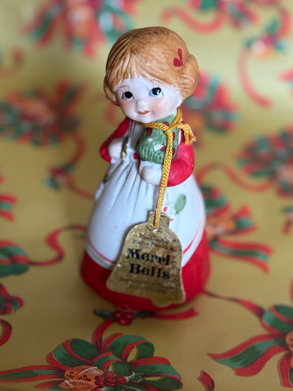 70's Merri-Bells Christmas Bell - Jasco - Christmas Decor - Holiday Ornament